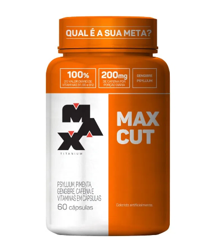 830 - Max Cut 60 Caps - Max , gengibre, pimenta vermelha