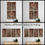 Thumbnail: THe different arrangements for the four wooden panels.