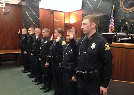 St. Petersburg Police Officers New Hire Ceremony