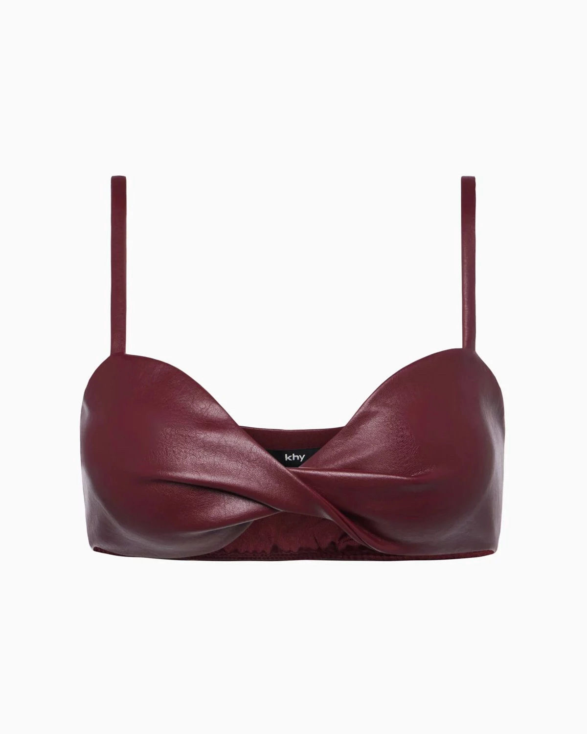 Faux Leather Crop Top