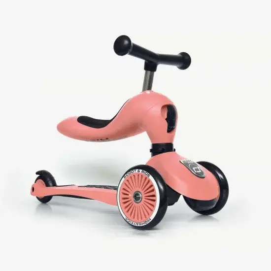 Scoot and Ride 2in1 Kickboard Highwaykick 1 peach