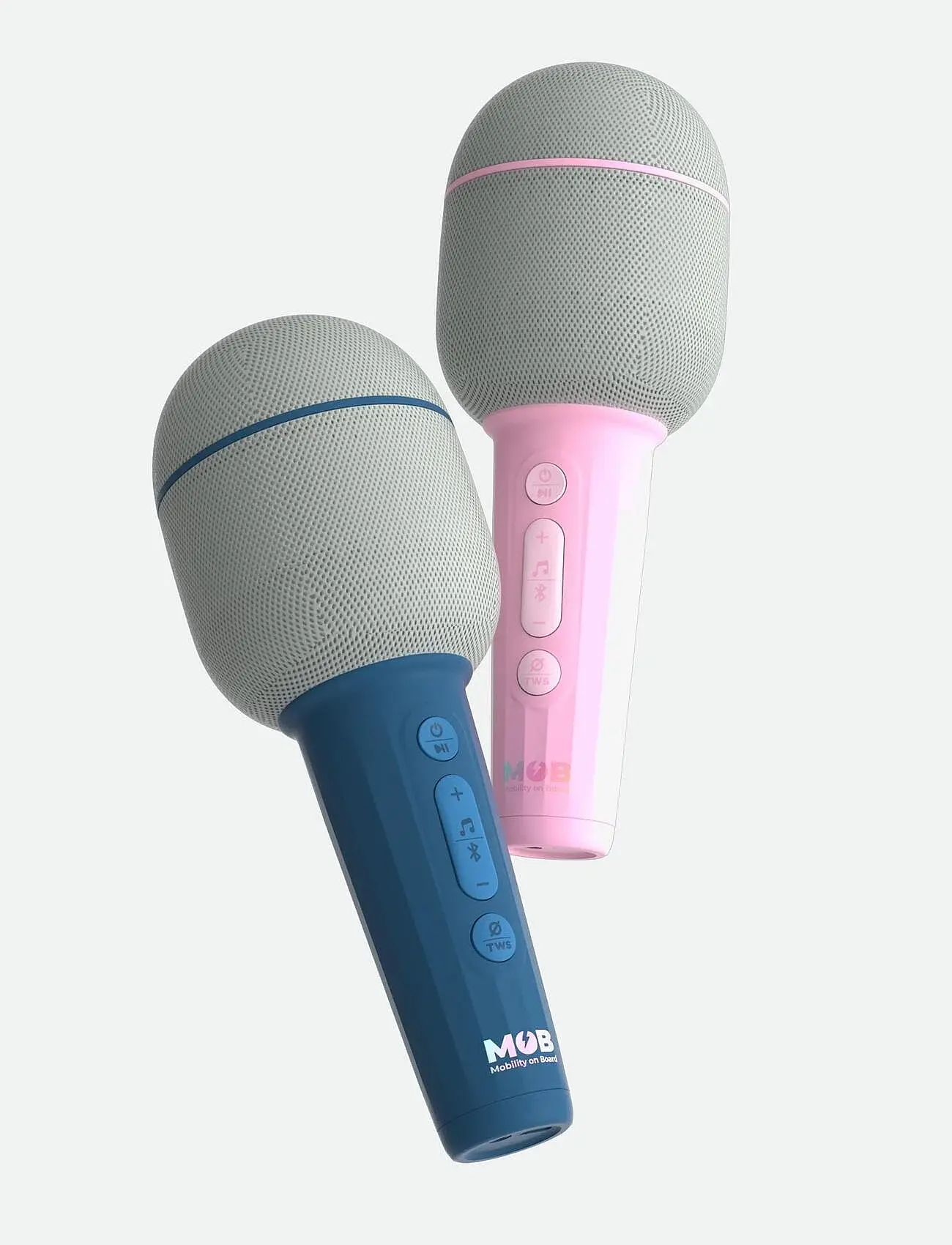 MOB - Mikrofon Groovy - Karaoke - Blau / Rosa