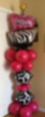 BC9 - 50th Birthday Balloon Columns