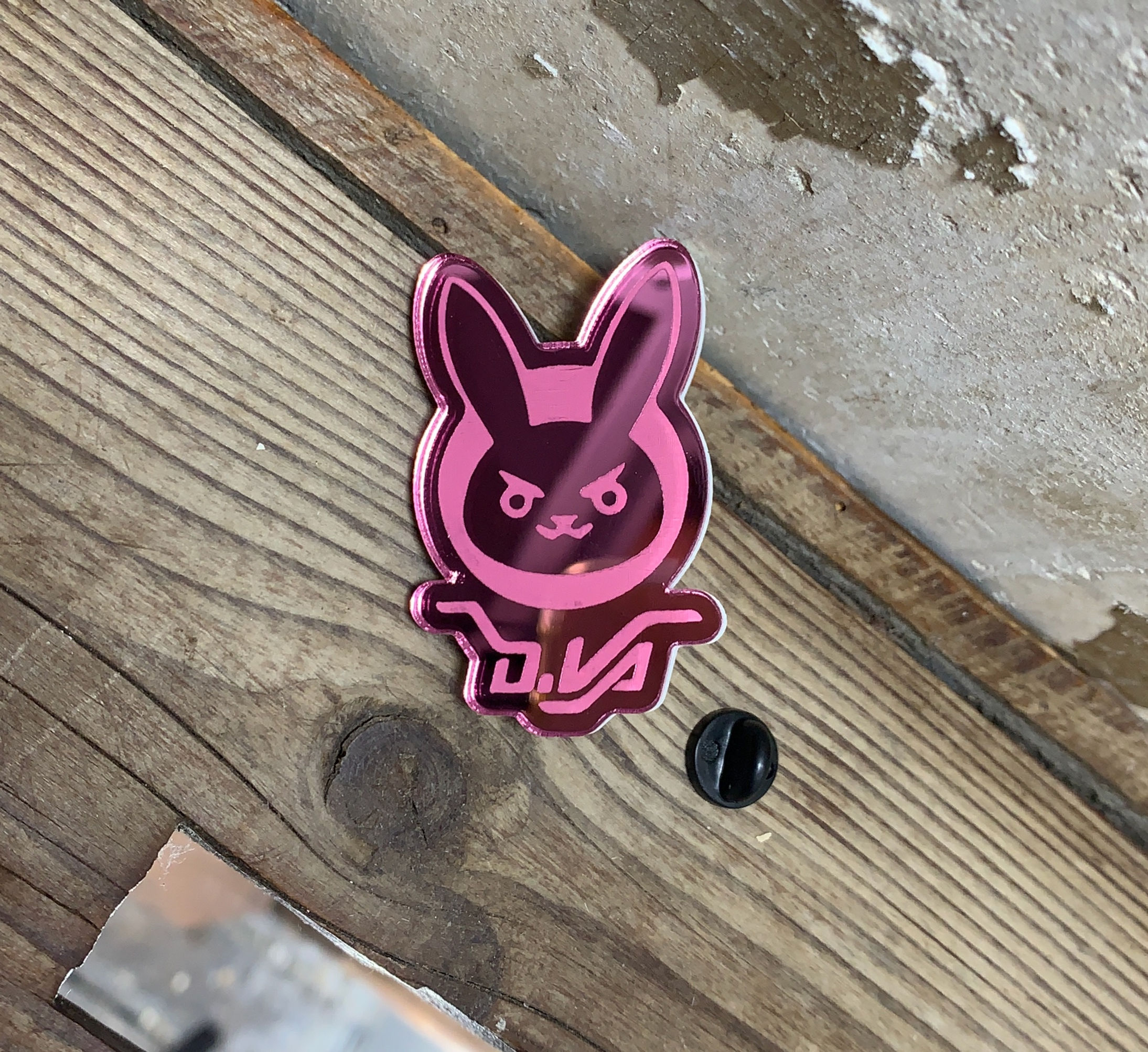 Pink Overwatch D.Va Pin