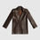 Thumbnail: Terra Dark Brown Leather Blazer