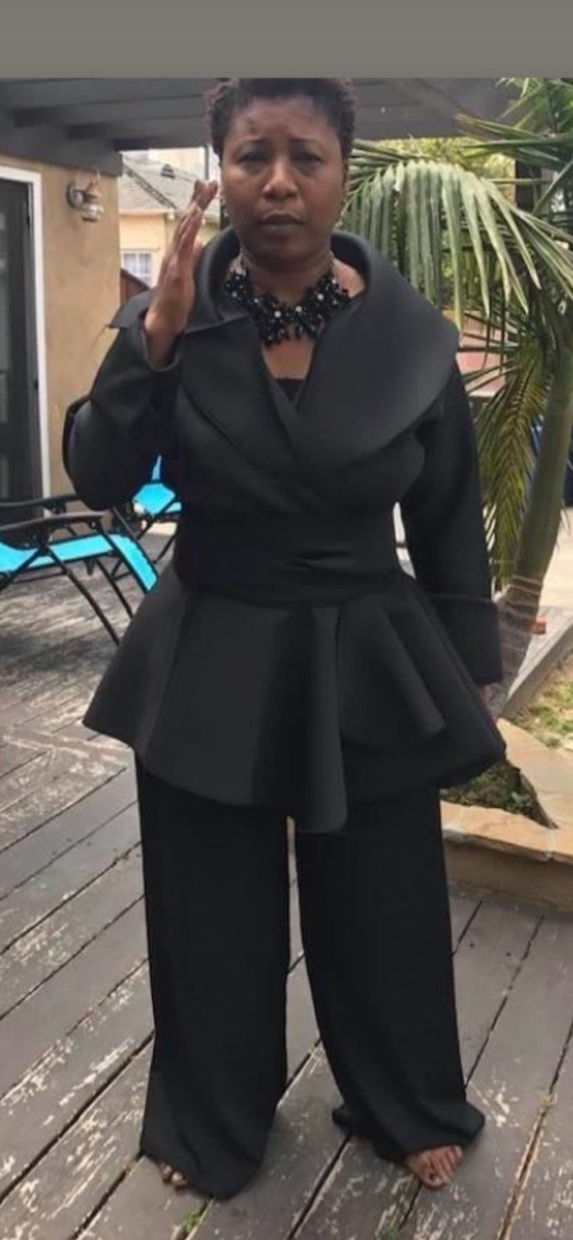 Black Wrap Jacket