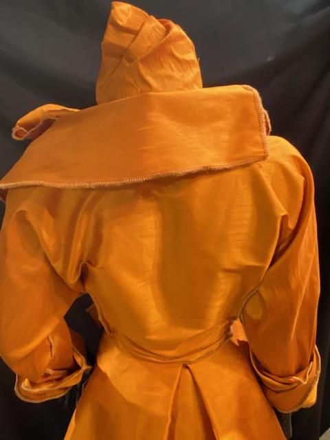 Thumbnail: 2 Piece Dupioni Silk Wrap Jacket and Straight Legged Pants