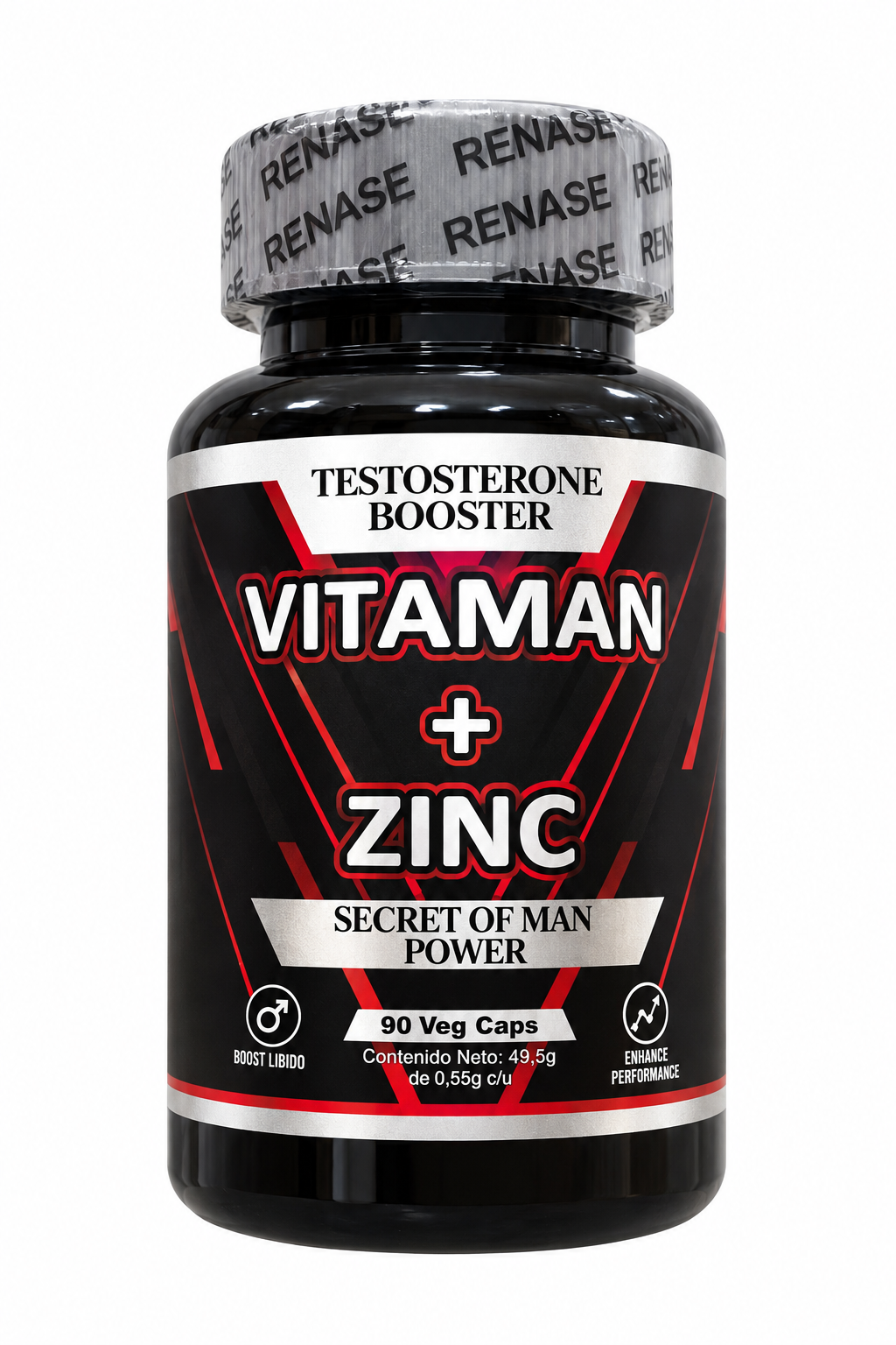 VITAMAN + ZINC TESTOSTERONE BOOSTER RENASE