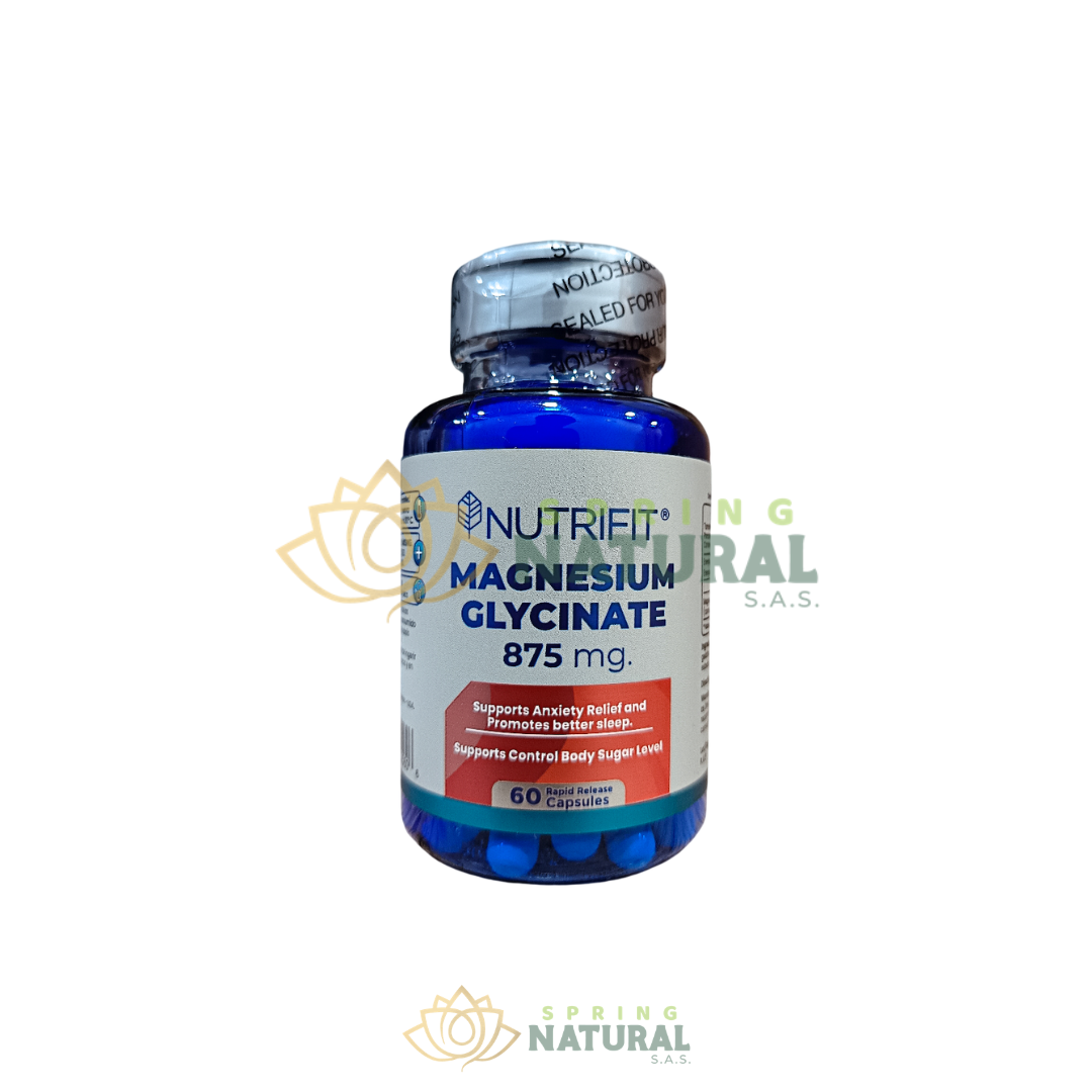 GLICINATO DE MAGNECIO 875MG X 60 CAPSULAS NUTRIFIT - CUENCA, ECUADOR.