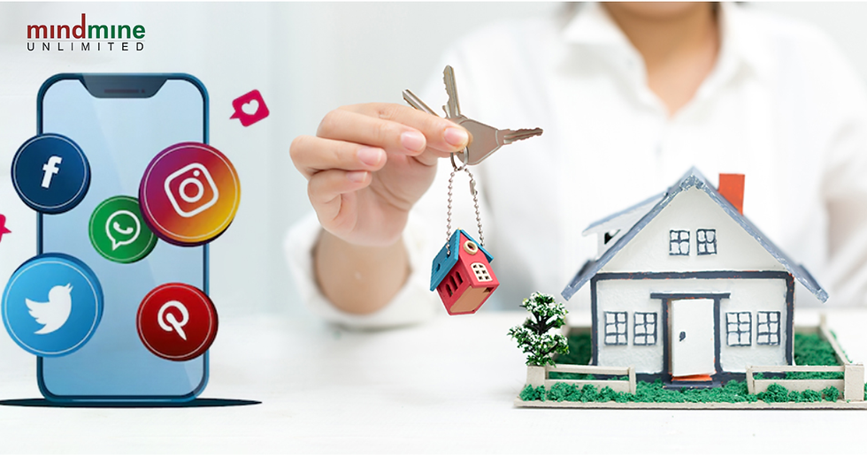 Digital marketing for real estate with social media and property promotion