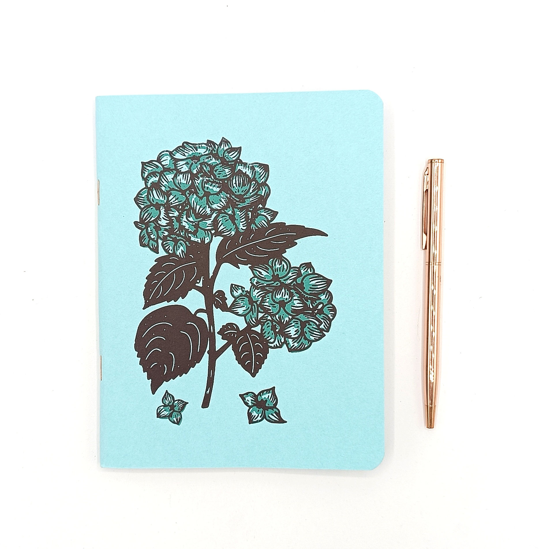 Hortensia . Carnet de note . 14X18cm