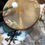 Thumbnail: 16 inch deer hide shamanic drum with jade crystal