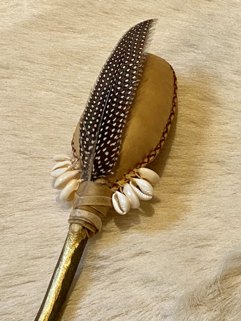 view of shamanic rattle