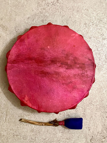 Front view of a shamanic drum for sale