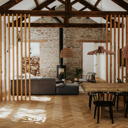 internal Class Q barn conversion photograph