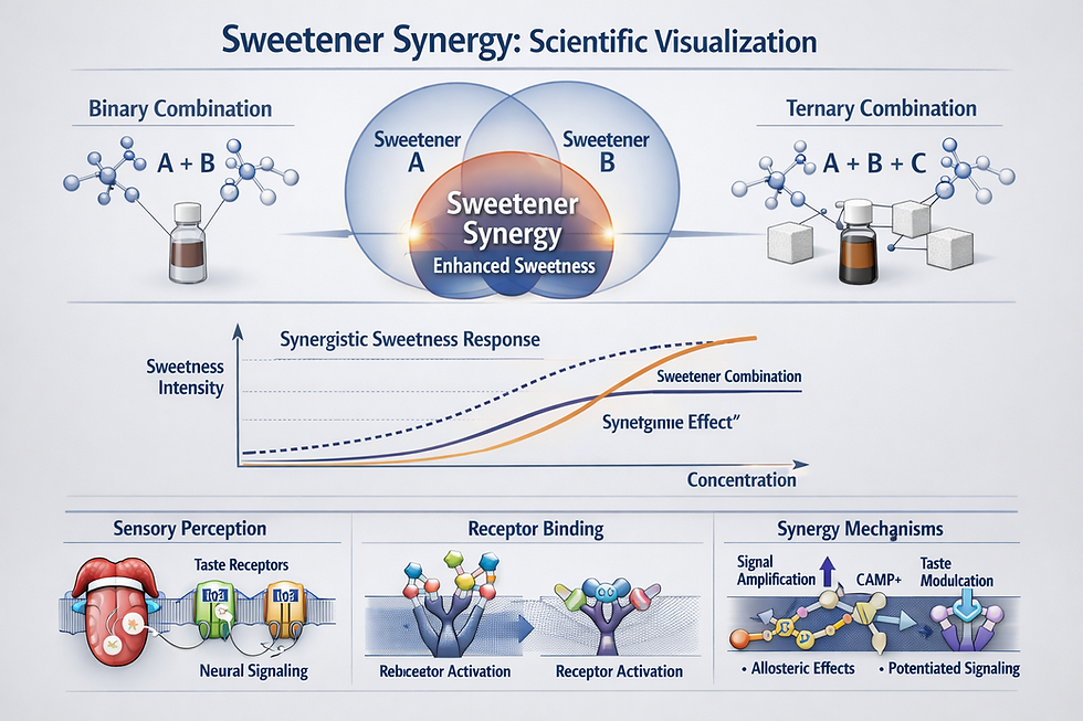 Sweetness Synergy in Binary and Ternary Sweetener Combinations | Jul-2026