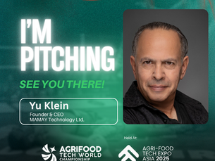 MAMAY - semi-finalist in the Agri-Food Tech World Championship at AFTEA 2025! 4-5-Nov-2025 | Singapore