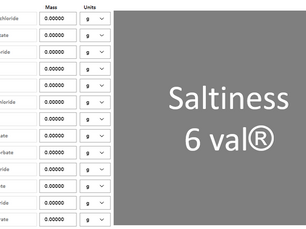Taste GAGE Saltiness 1.0 release