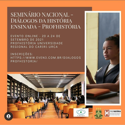 Em setembro: Seminário Nacional Diálogos da História Ensinada