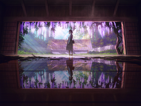 藤飾り (Wisteria Decoration)