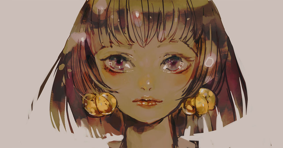 #Anime #OC #のがる #パンプキンイヤリングの少女 #PumpkinEarringsGirl #Pixiv