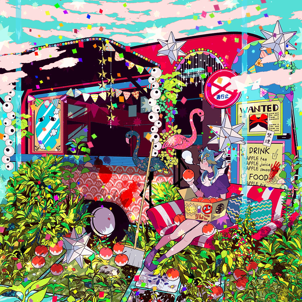 #Anime #OC #まがた #魔女のキッチンカー #WitchsKitchenCar #Pixiv