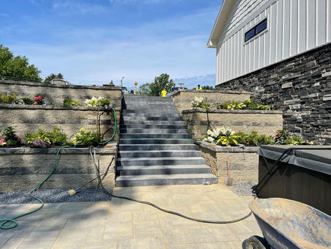 Yard Shark Retaining Wall Hardscape