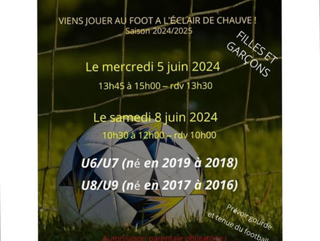 JOURNEES DECOUVERTES SAISON 2024/2025