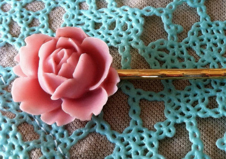 Rose Shaped Hair Pin