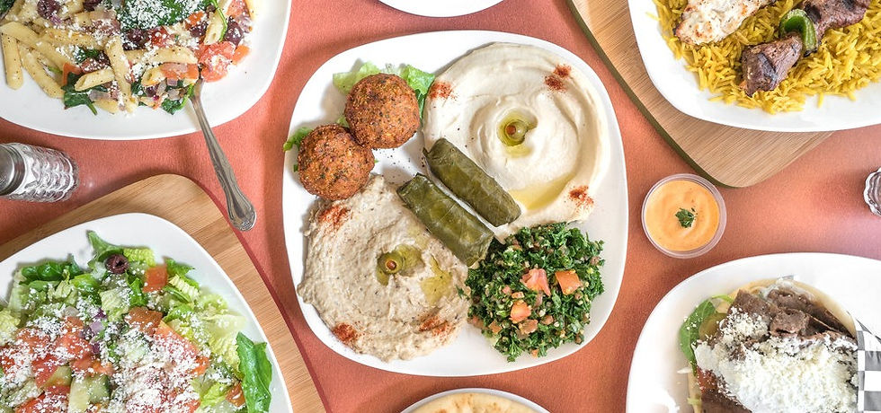 Arranged Food and Objects