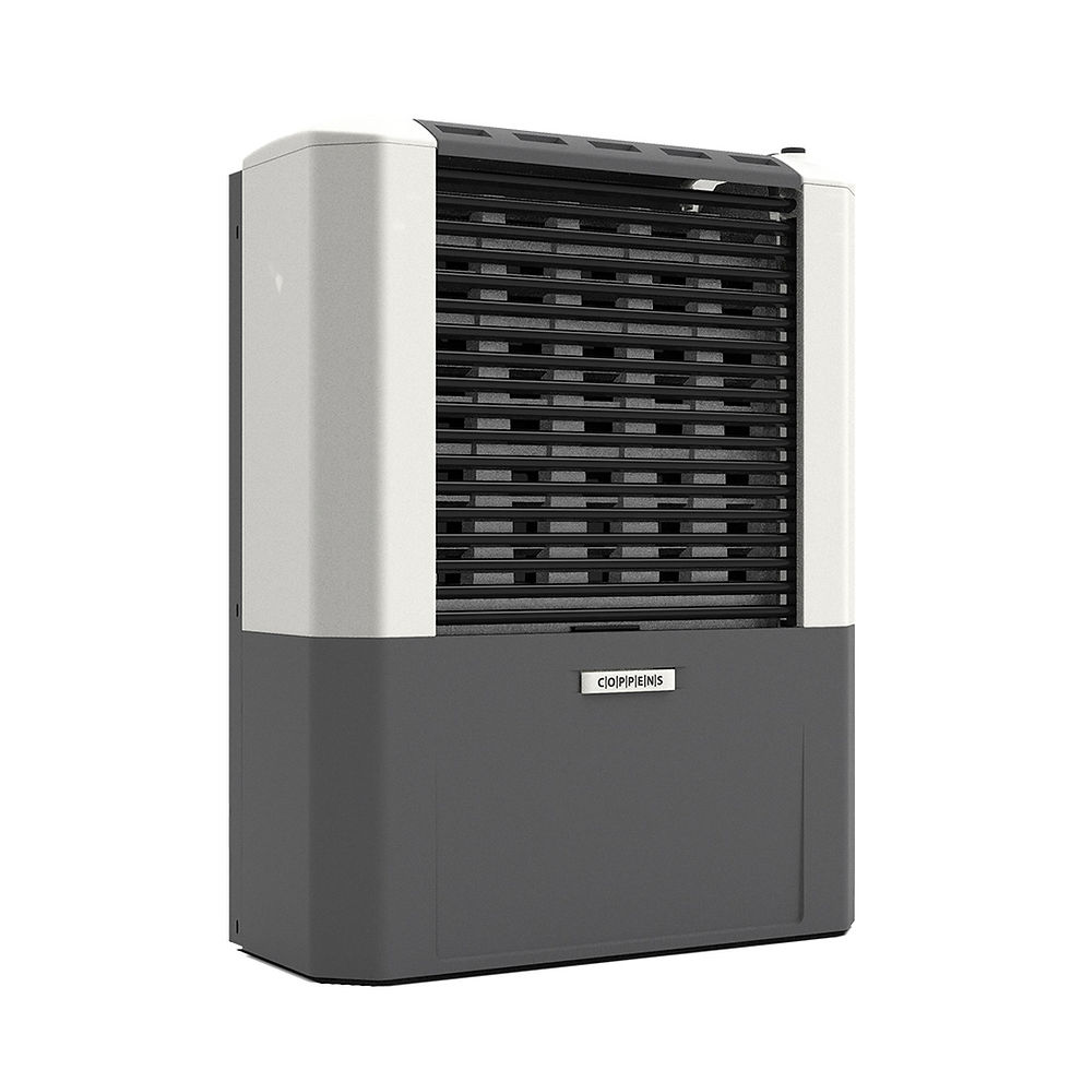 Miniatura: COPPENS Calefactor Cromo Fundición TB 3000 Kcal