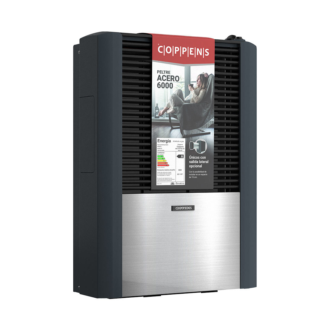 COPPENS Calefactor Peltre Acero TB 6000 Kcal