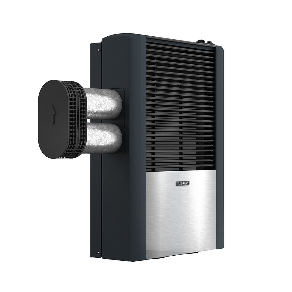 Miniatura: COPPENS Calefactor Peltre Acero TB 6000 Kcal