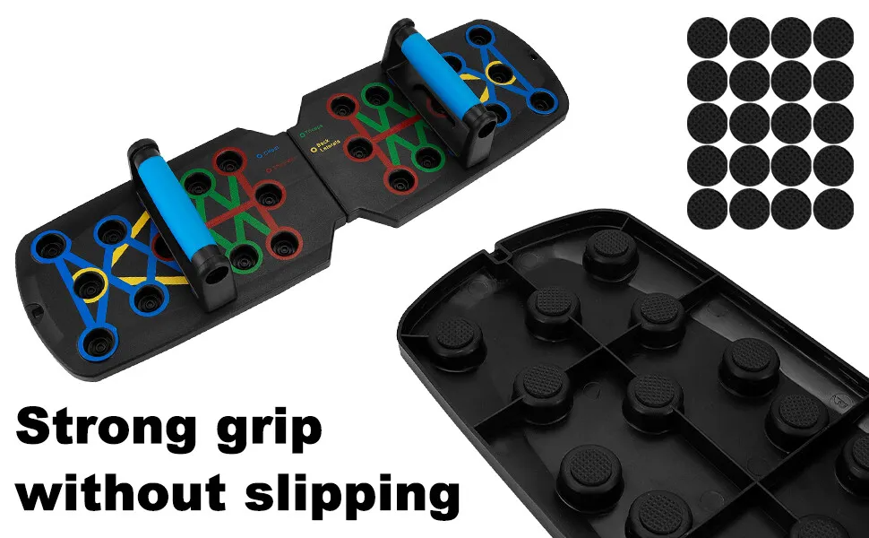 Miniatura: 28 in 1 Push Up Rack Board System Fitness Workout Train Home Gym Exercise Stands