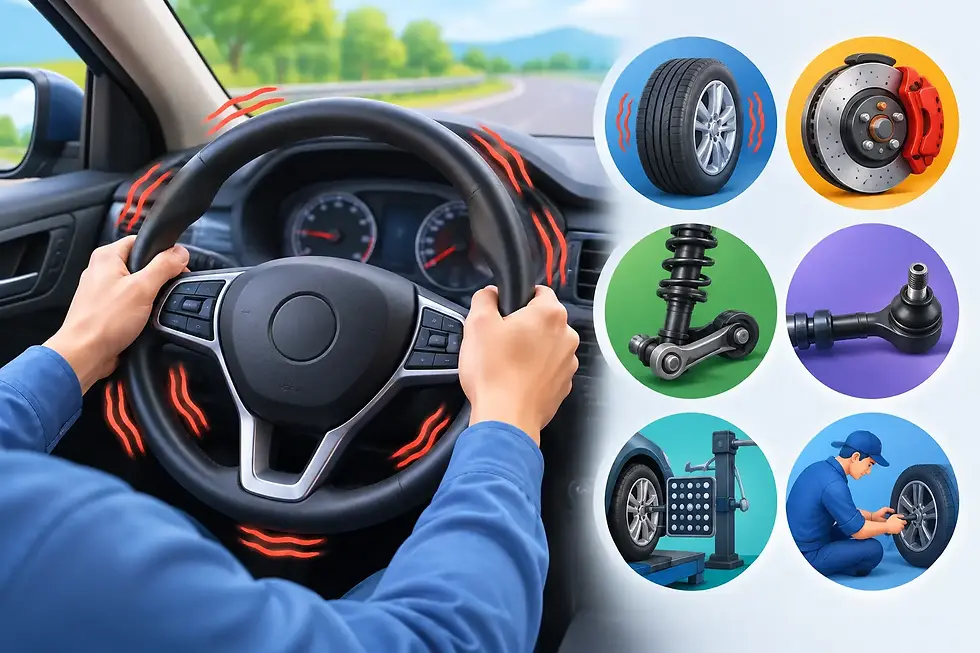 Top Causes of Steering Wheel Shake and What to Do