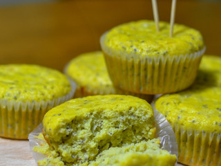Citrónové muffiny s chia semienkami