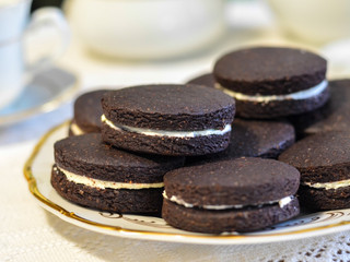Celozrnné oreo keksíky