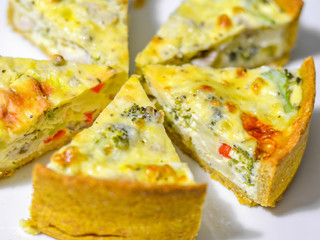 Quiche z celozrnnej špaldovej múky