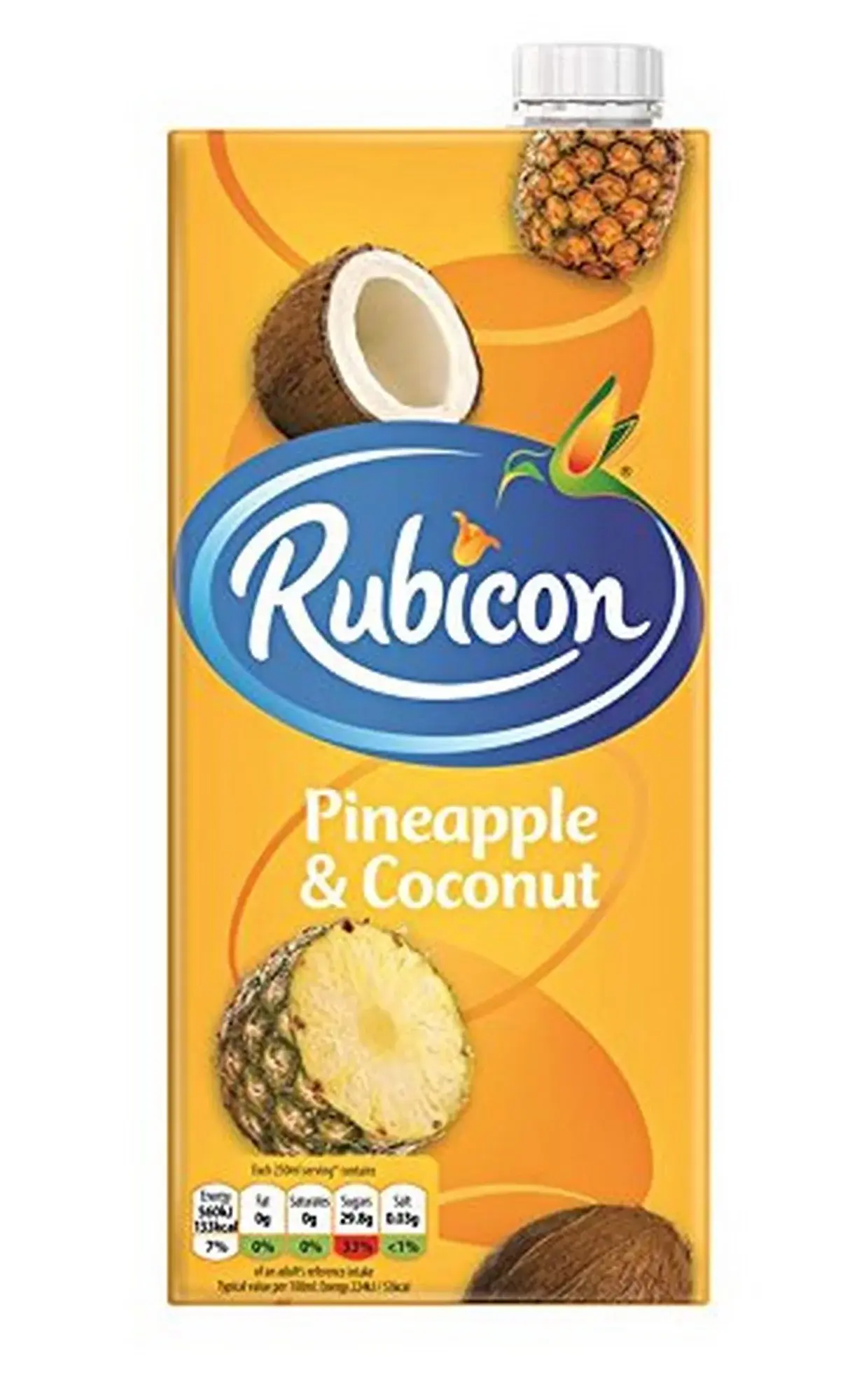 RUBICON Pineapple & Coconut Fruit Drink - 1 Lt