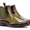 Thumbnail: DK OLIVE LEATHER PATINA CHELSEA BOOT