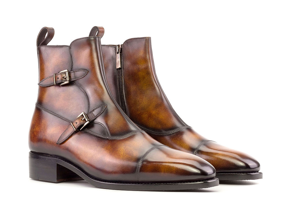 Thumbnail: BROWN OCTAVIAN PATINA BOOT