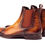 Thumbnail: COGNAC PATINA LEATHER CHELSEA BOOT