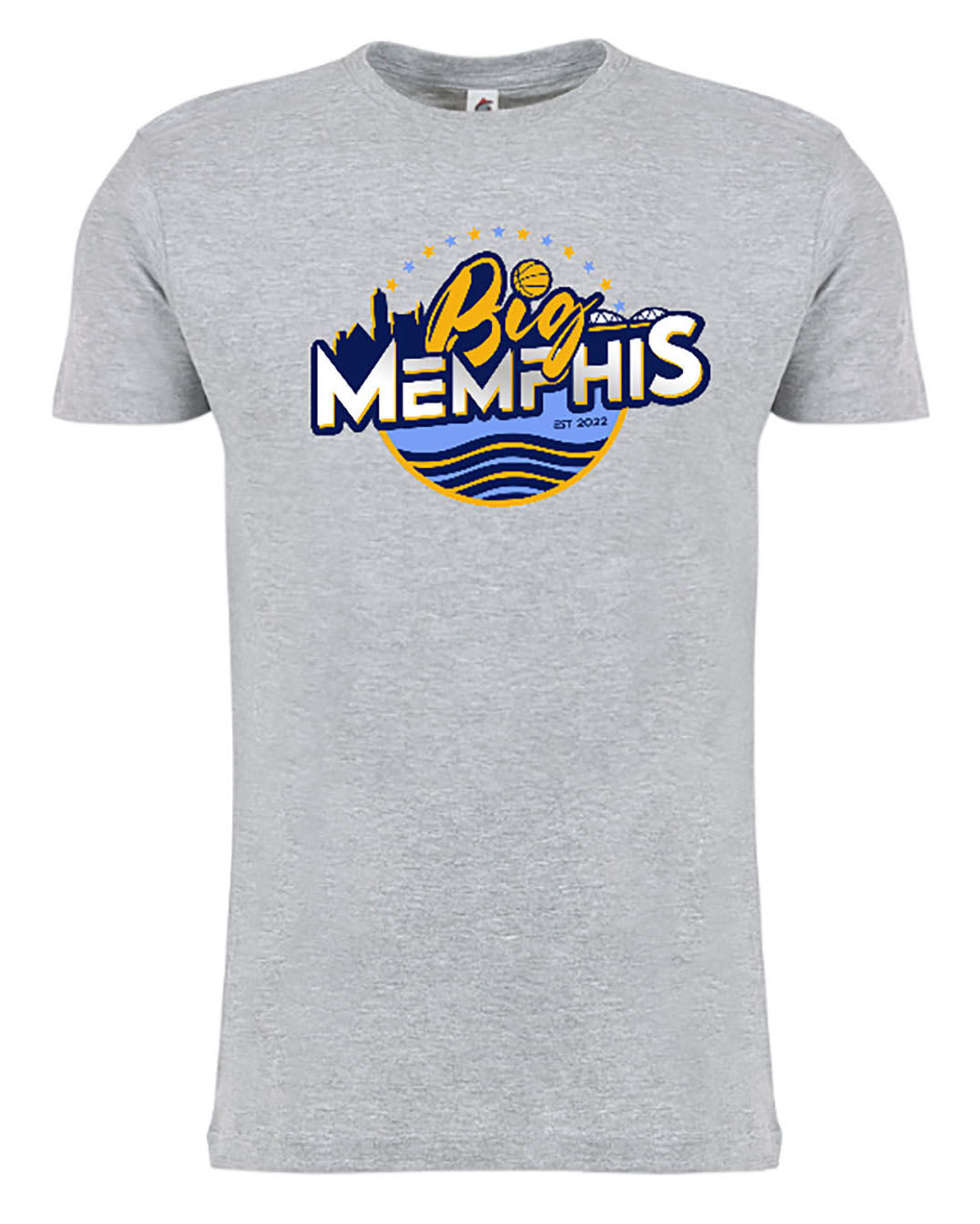 Official BIG MEMPHIS Heather Gray Logo Shirt