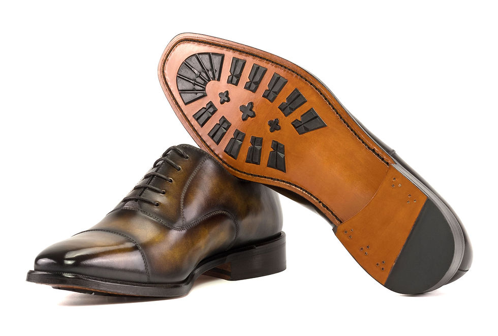 Thumbnail: Tobacco Color Olive Patina Oxford