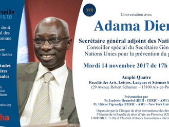 Conversation avec Adama Dieng - Secrétaire général adjoint des Nations Unies - 14 novembre 2017