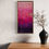 Thumbnail: Pink Pillars | 24x12in | Framed Oil Painting