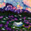 Thumbnail: Meadow Sunset | 12x12in | Framed Oil Painting