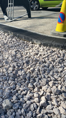 Aggregate base for resin driveway in Benfleet Essex
