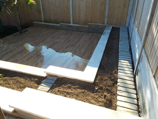 Sandstone wall coping stones Benfleet