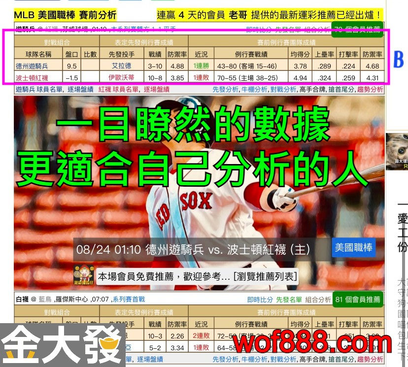 運彩數據分析